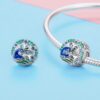 Solid 925 Sterling Silver Colorful Peacock Animal Pandora Inspired Charm - Image 4