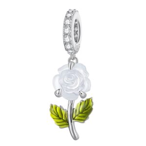 Solid 925 Signature Silver Solaris Shift Petal Charm