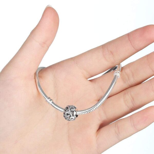Solid 925 Sterling Silver Preciosa Czech Crystals Charm - Image 3