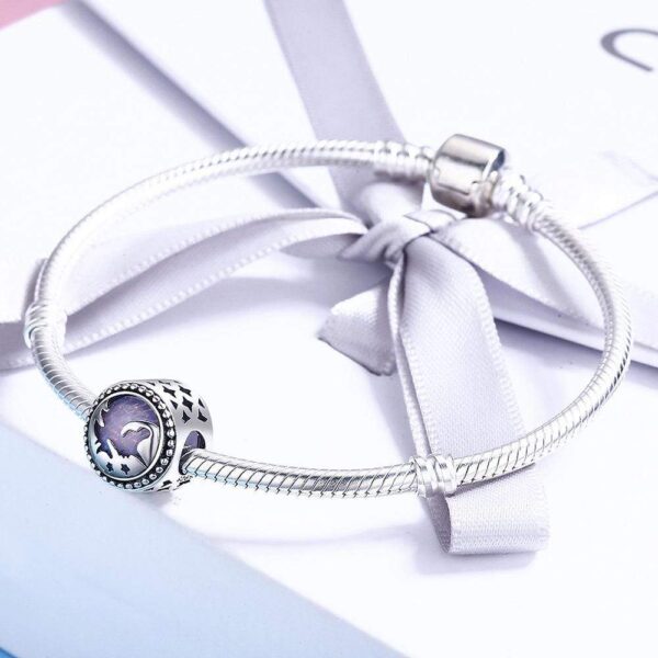 Solid 925 Sterling Silver Fairytale Unicorn Charm - Image 2
