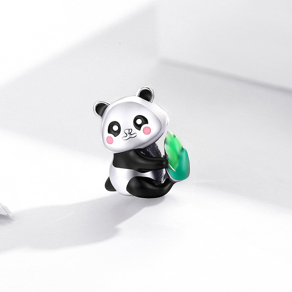 Solid 925 Sterling Silver Baby Panda Pandora Inspired Charm - Image 4