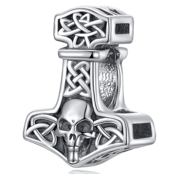 Solid 925 Signature Silver Pirate's Missing Anchor Charm