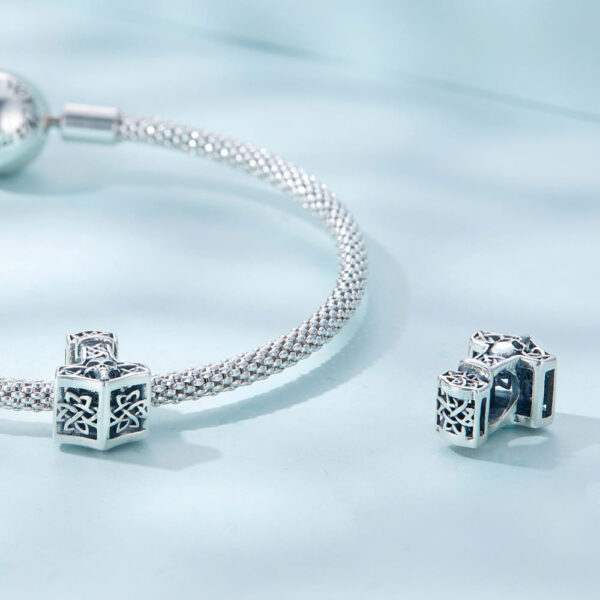 Solid 925 Signature Silver Pirate's Missing Anchor Charm - Image 3