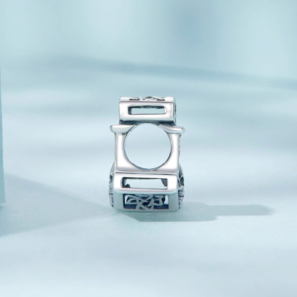 Solid 925 Signature Silver Pirate's Missing Anchor Charm - Image 4