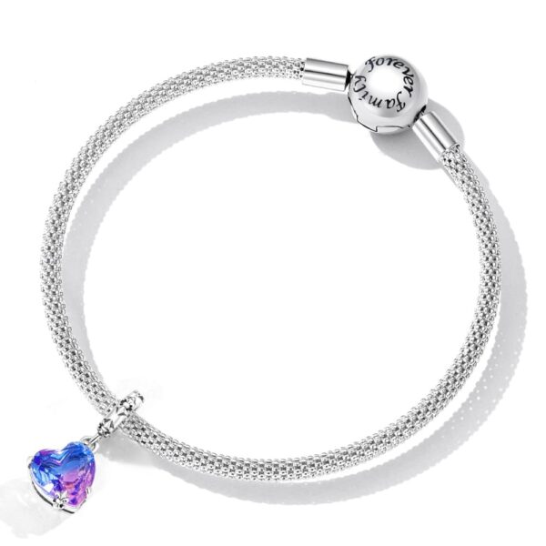 Solid 925 Signature Silver Love In The Galaxy Charm - Image 4