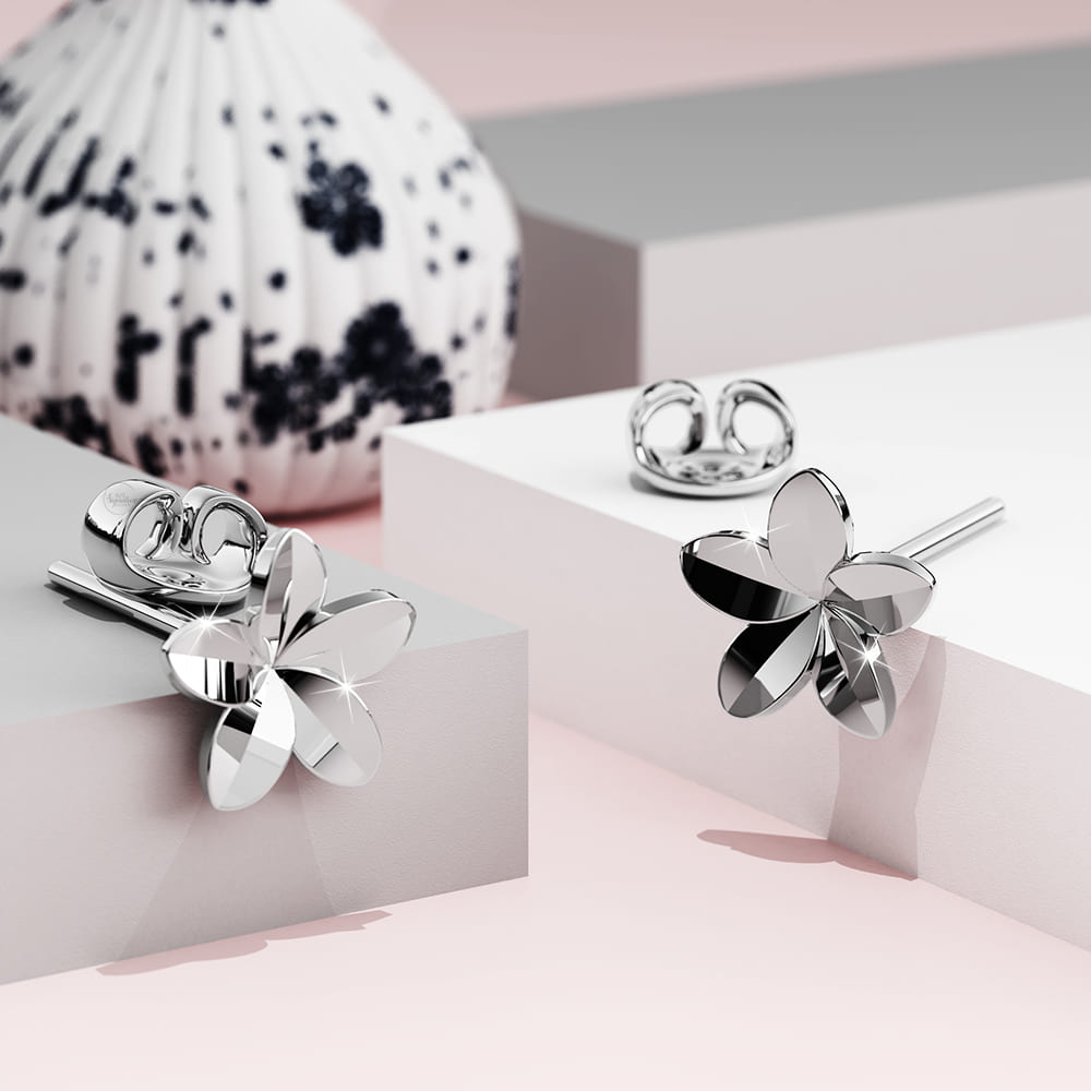 Floral Sweet Dream Stud Earrings - Image 3