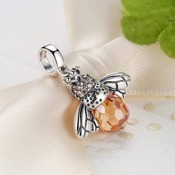 Solid 925 Sterling Silver Single Queen Pendant Necklace - Image 2