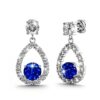 Fenella Bloom Earrings in Sapphire