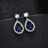 Fenella Bloom Earrings in Sapphire - Image 2