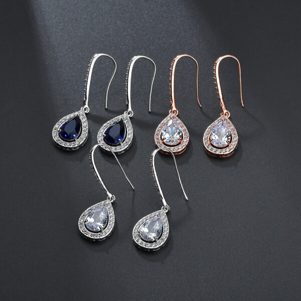 Kate Bloom Earrings in Sapphire - Image 3