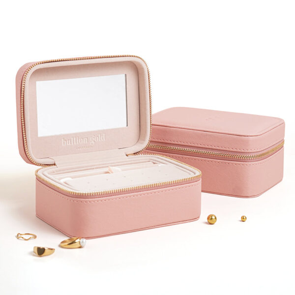 Bullion Gold Blush Jewellery Box - Image 4