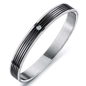 Ridge Design Bangle 8mm