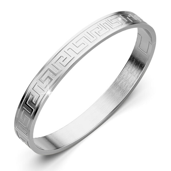 Leonardo Bangle White Gold