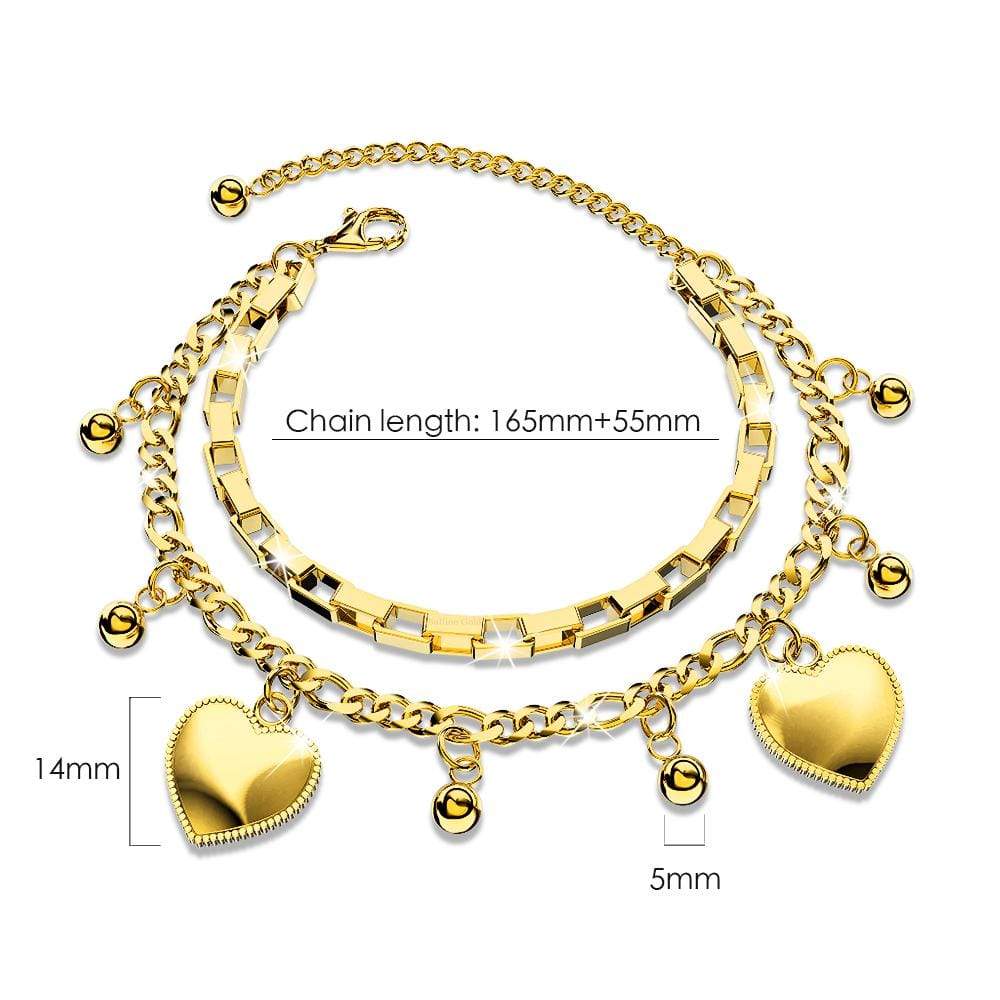 Signature Love in Gold Layered Steel Jewellery - Image 3