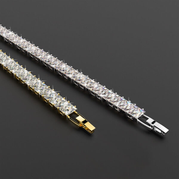 Ballerina Baguette Set Bracelet in Gold - Image 5