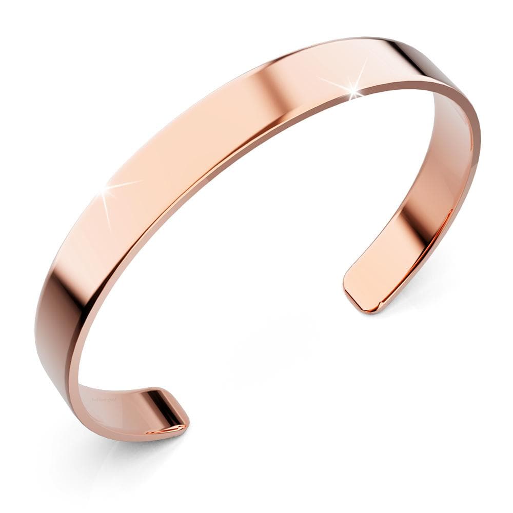 Avenue Classic Cuff Bangle Rose Gold - Image 7