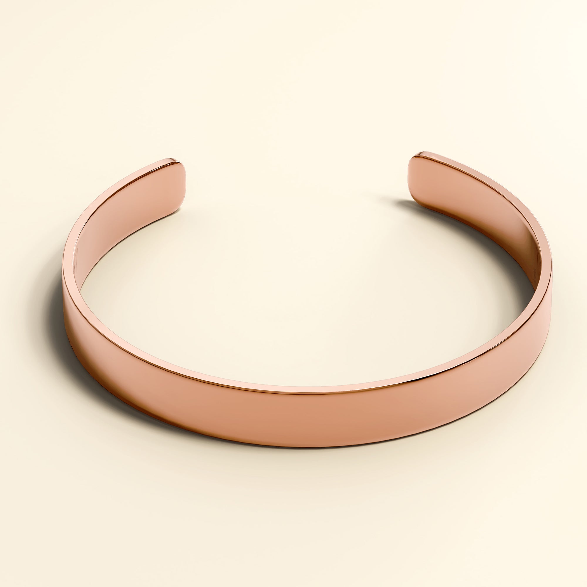 Avenue Classic Cuff Bangle Rose Gold - Image 6