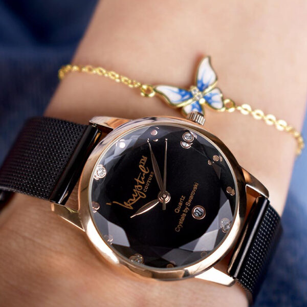Alice Butterfly Gold Stainless Steel Bracelet - Image 7