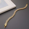 Tara Dazzles 3 Row Gold Tennis Bracelet - Image 2