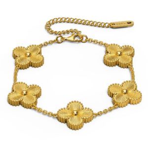 Golden Clover Bracelet
