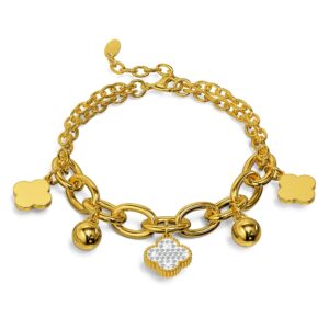 Clover Charm Bracelet