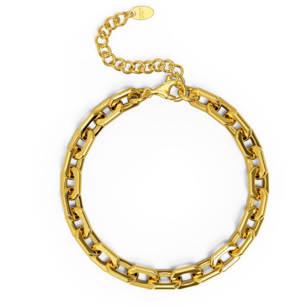 Cable Chain link Bracelet - Image 2