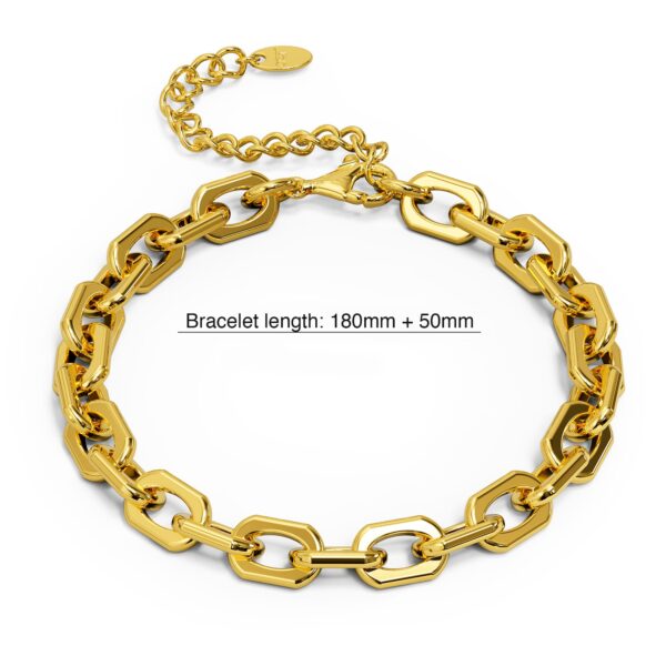 Cable Chain link Bracelet - Image 4