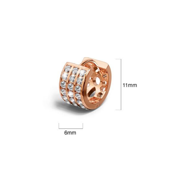 Flash Dots Huggie Earrings - Image 4
