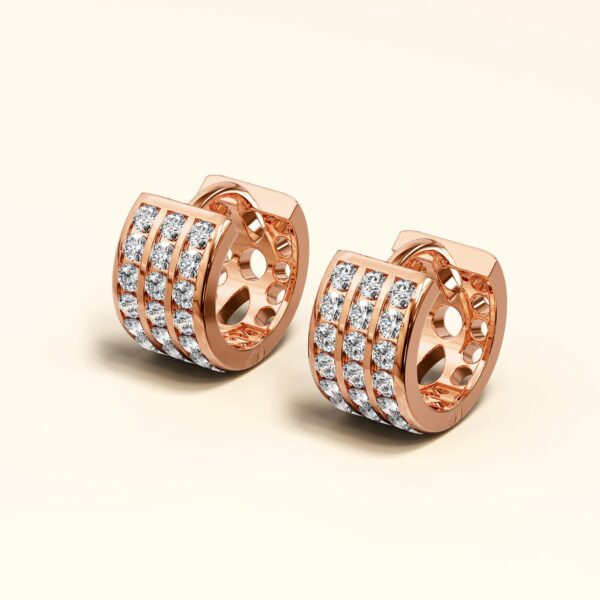 Flash Dots Huggie Earrings - Image 2