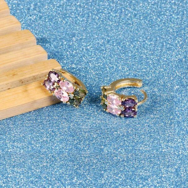 Huggie Earrings Madeline Gold - Image 3