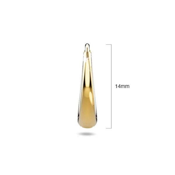 Ciara Chic Graduated Hoop Earrings Gold - Image 7