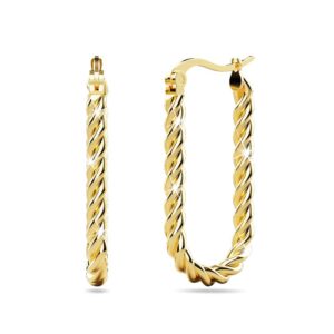Chic Gold Dangle Earrings