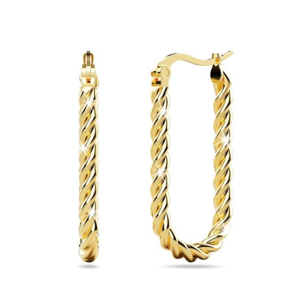 Chic Gold Dangle Earrings
