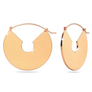 Grande Rose Gold Hoop Earrings