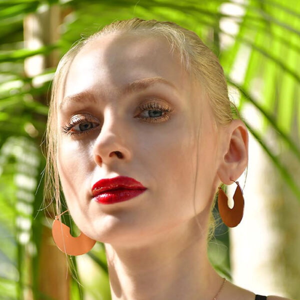 Grande Rose Gold Hoop Earrings - Image 7