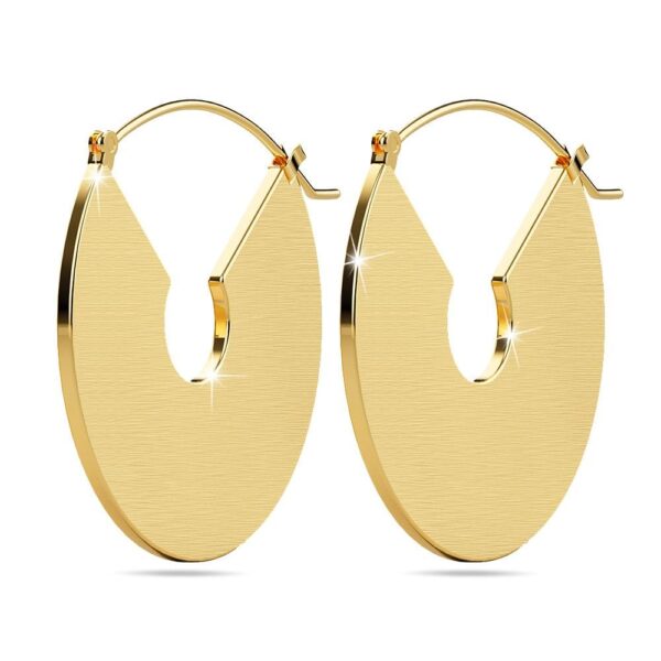 Grande Gold Hoop Earrings - Image 2