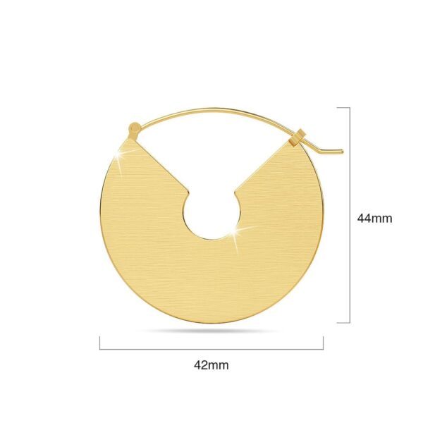 Grande Gold Hoop Earrings - Image 7
