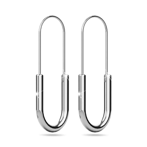 Havana White Gold Dangle Earrings - Image 2