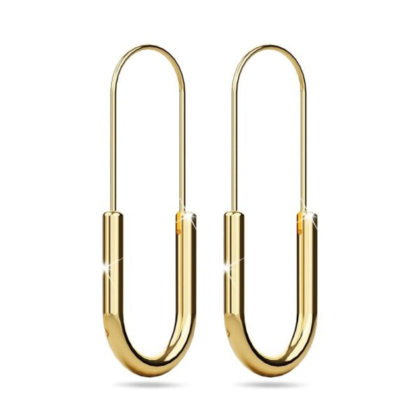 Havana Gold Dangle Earrings - Image 2