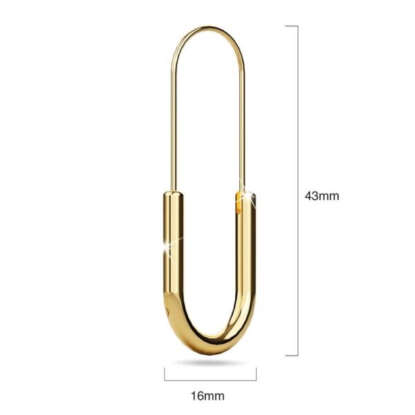 Havana Gold Dangle Earrings - Image 5