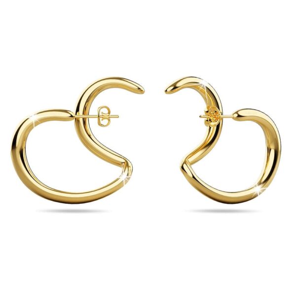 Double The Fun Gold Hoop Earrings