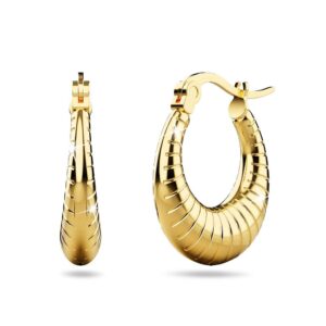 Sierra Gold Hoop Earrings