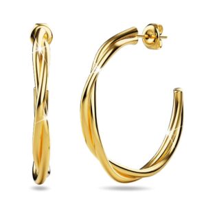 Elsa Gold Stud Earrings