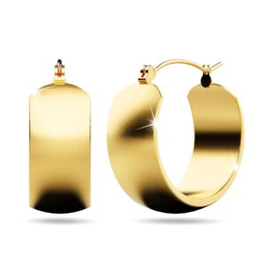 Posh Gold Hoop Earrings