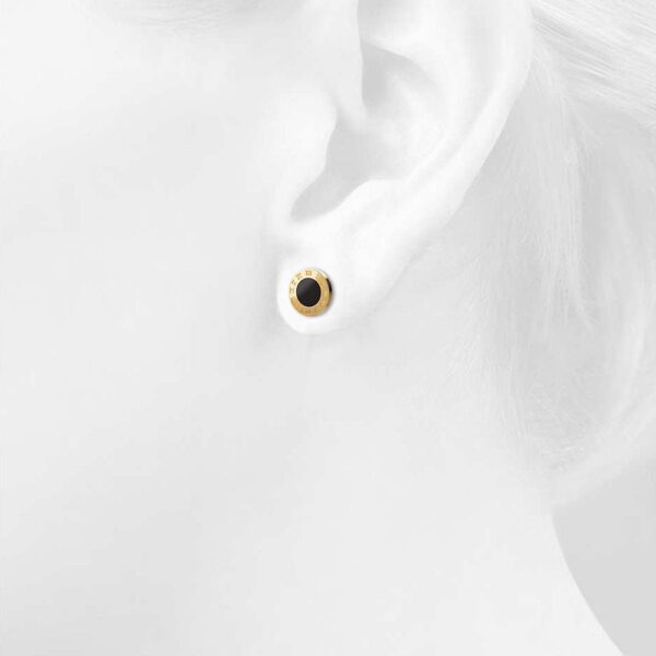 Jamo Stud Gold Layered Earrings - Image 6