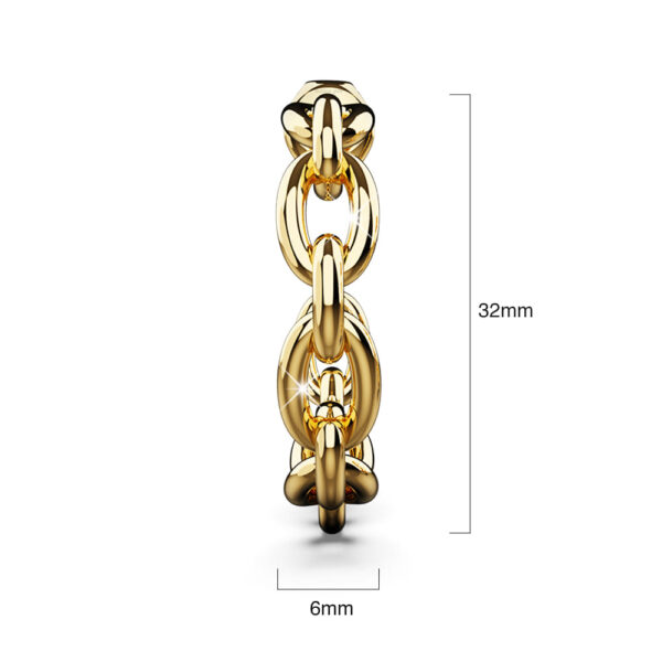 Lustrous Coil Huggie Earrings - Image 5