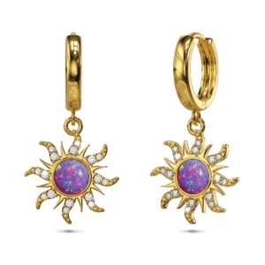 Rapunzel Opal Sun Drop Earrings