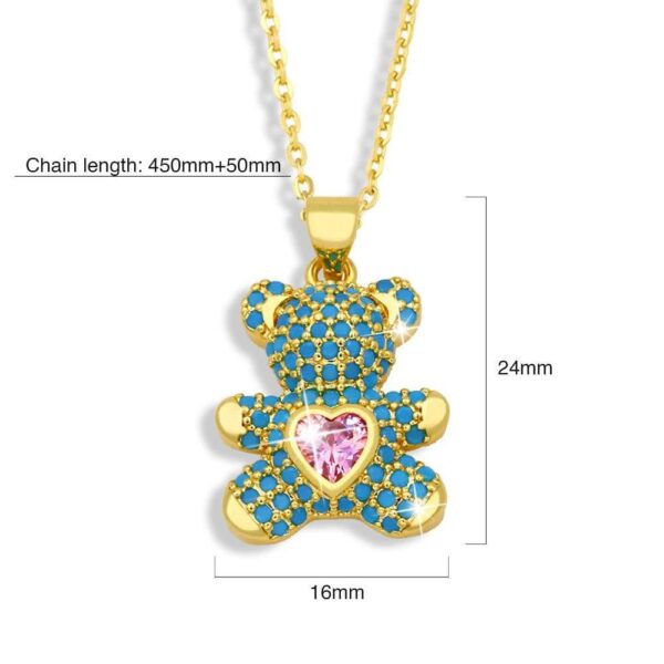 Love Stories Little Bear Pendant Necklace - Image 5
