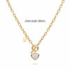 Gloria Chunky Heart Toggle Closure Necklace in Gold - Image 7