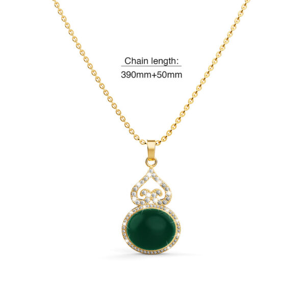 Jadial Gold Layered Stainless Steel Necklace - Image 3